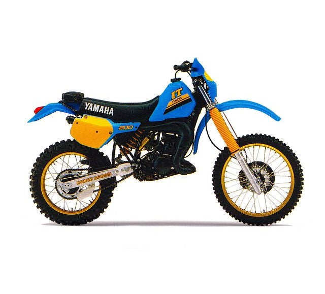 1986 Yamaha IT200 IT 200 Service Manual