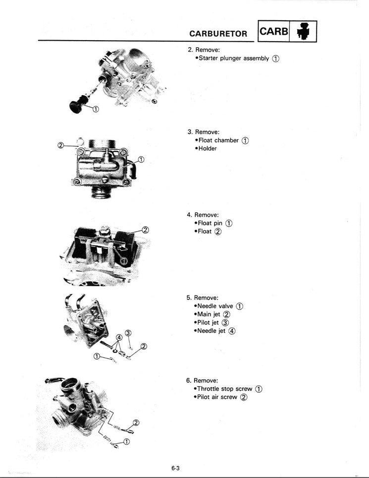 1986on Yamaha DT50MX DT50 MX Service Manual
