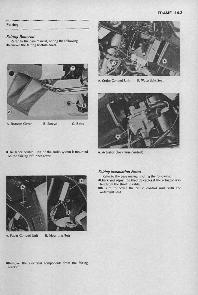 1981-1983 Kawasaki Z1000K KZ1000K K1 K2 LTD Manual de servicio