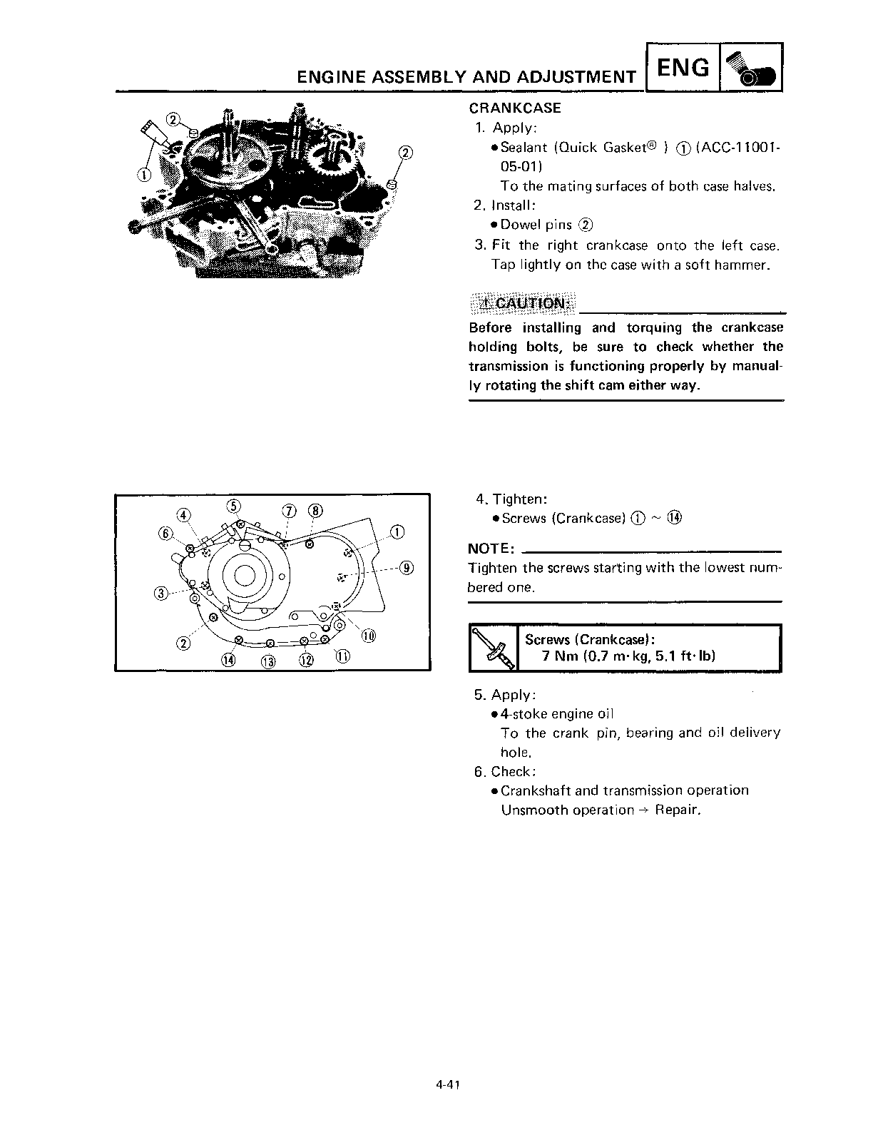 1988-2007 Yamaha XV250 Virago Manual de servicio