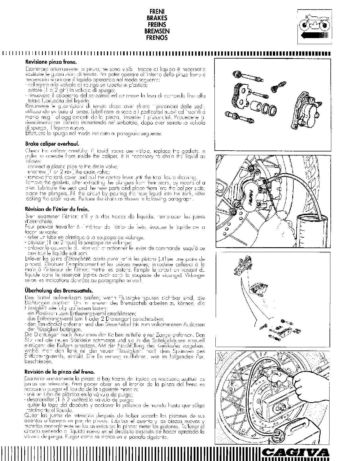 1993-1999 Cagiva Elefant 750 (E750) Service Manual