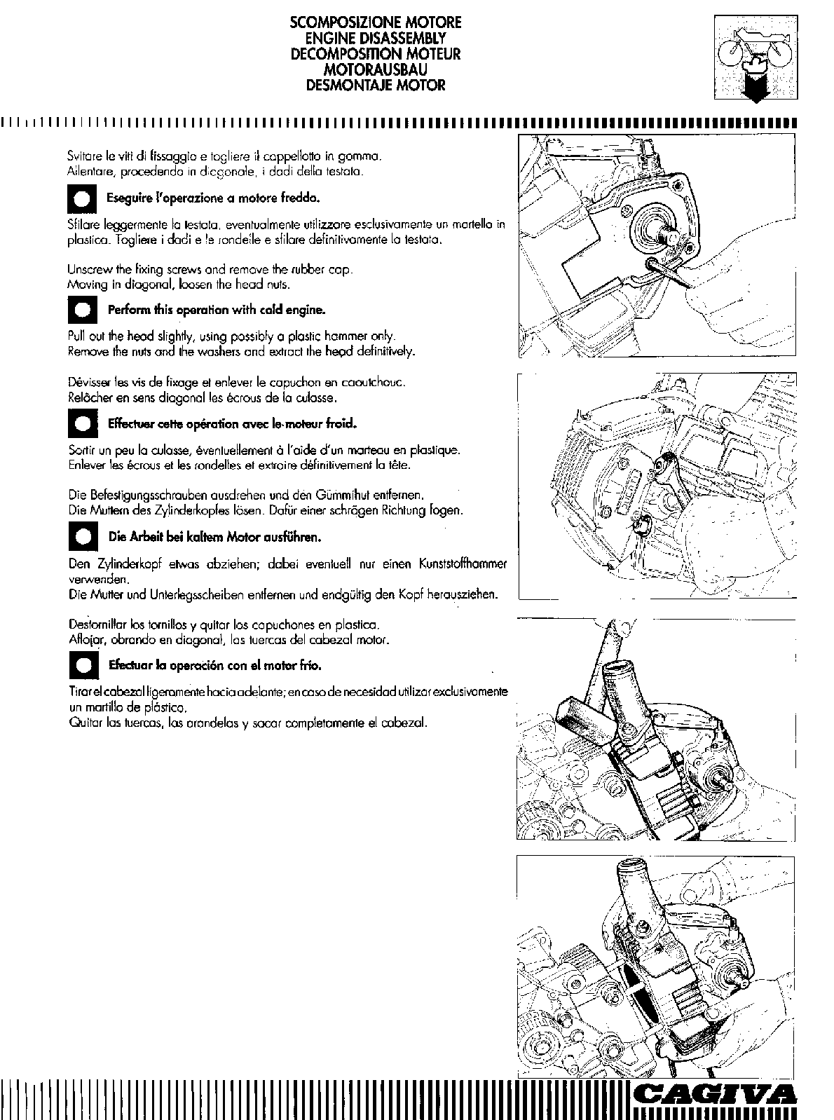 1993-1999 Cagiva Elefant 750 (E750) Service Manual