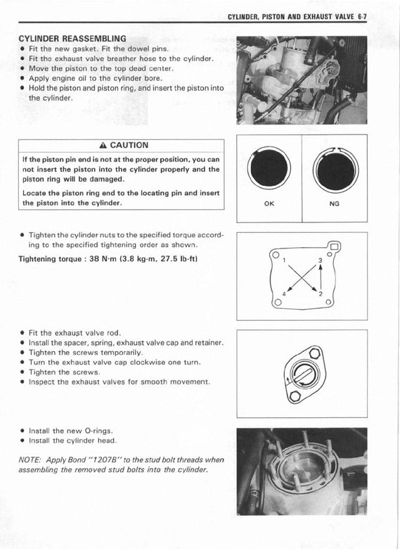 1993-1994 Suzuki RM250 RM 250 Motocross Service Manual