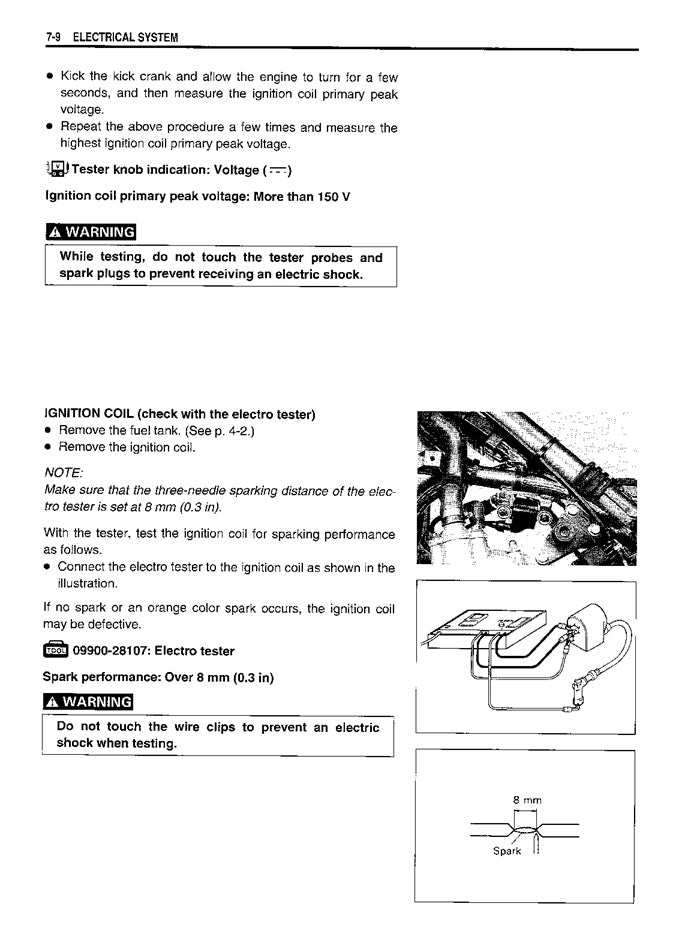 1998-2023 Suzuki RMX250 RMX 250 RM-X Manual de servicio