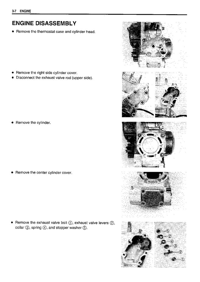 1998-2023 Suzuki RMX250 RMX 250 RM-X Manual de servicio