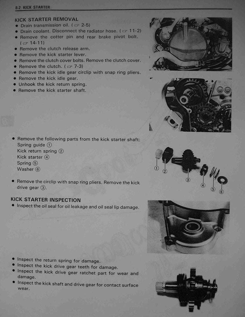 1996-1999 Suzuki RMX250 RMX 250 RM-X Service Manual