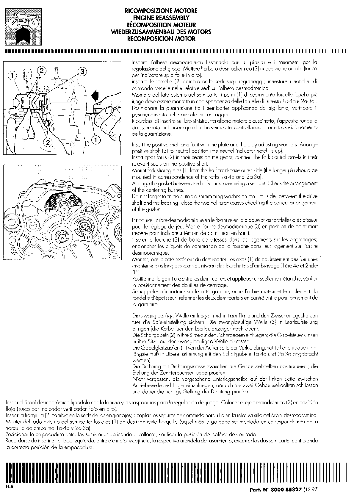 1998-2003 Cagiva Planet 125 2stroke 2T Manual