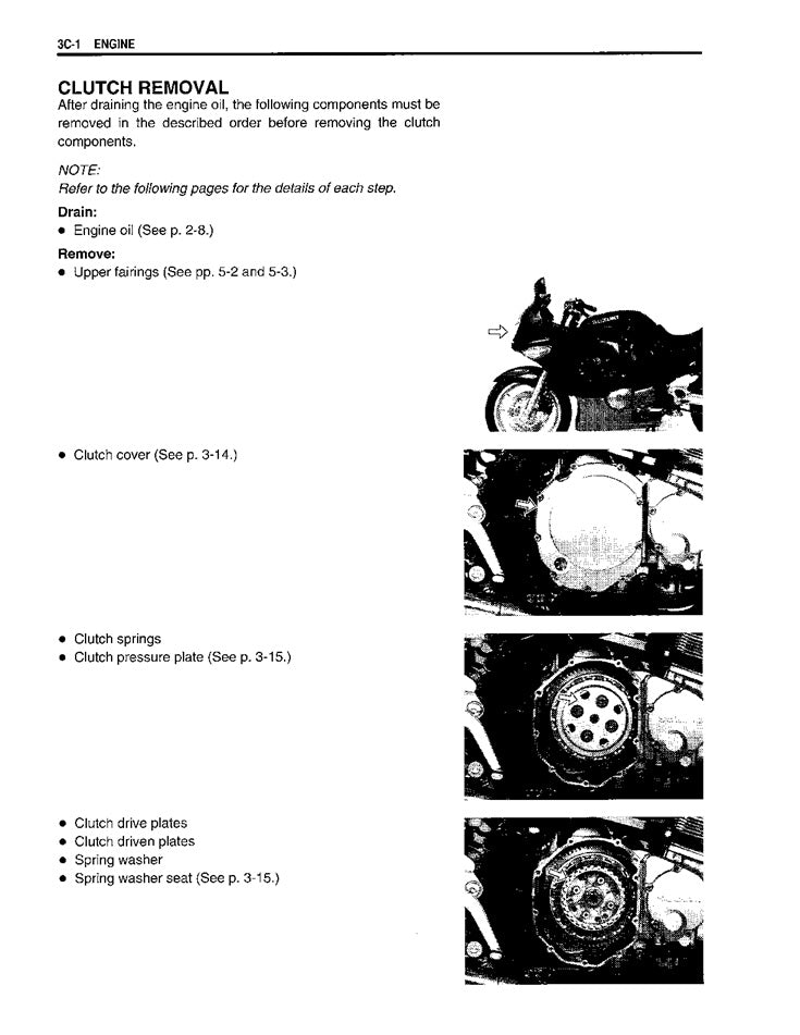 1998-2005 Suzuki GSX750F GSX750 Katana Service Manual