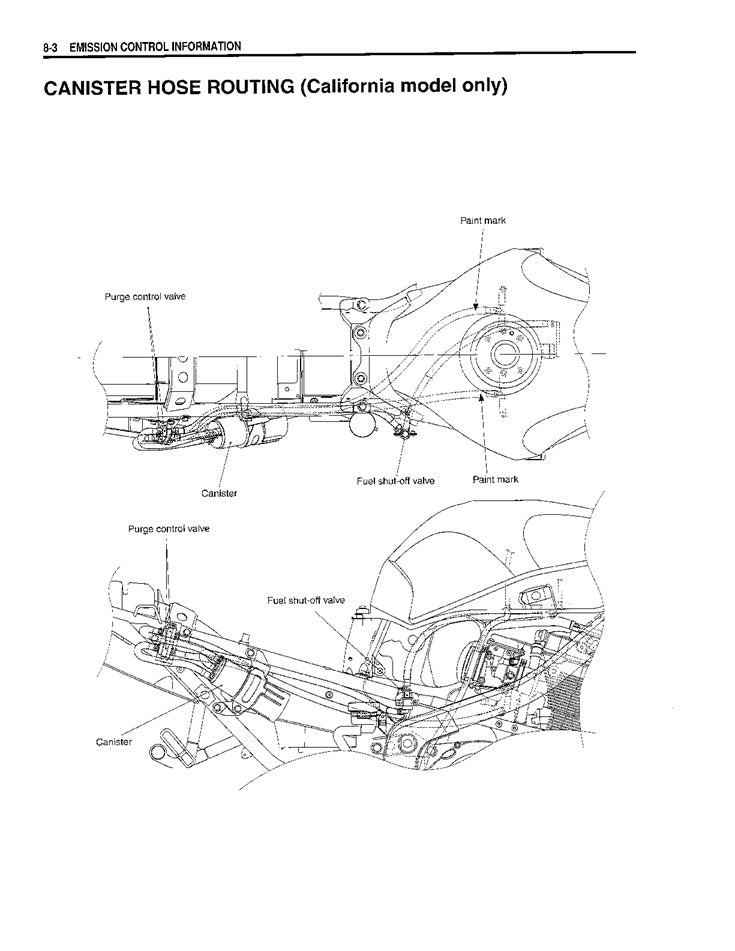 1998-2005 Suzuki GSX750F GSX750 Katana Service Manual