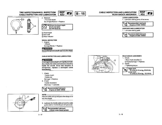 Manual de servicio del scooter Yamaha YP250R Xmax 2004-2017