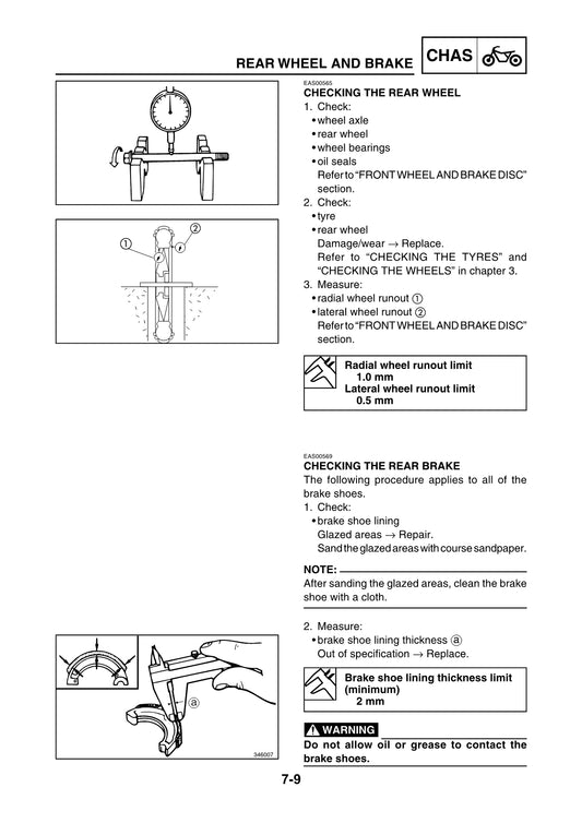2000-2003 Yamaha XN125 Teos Scooter Service Manual