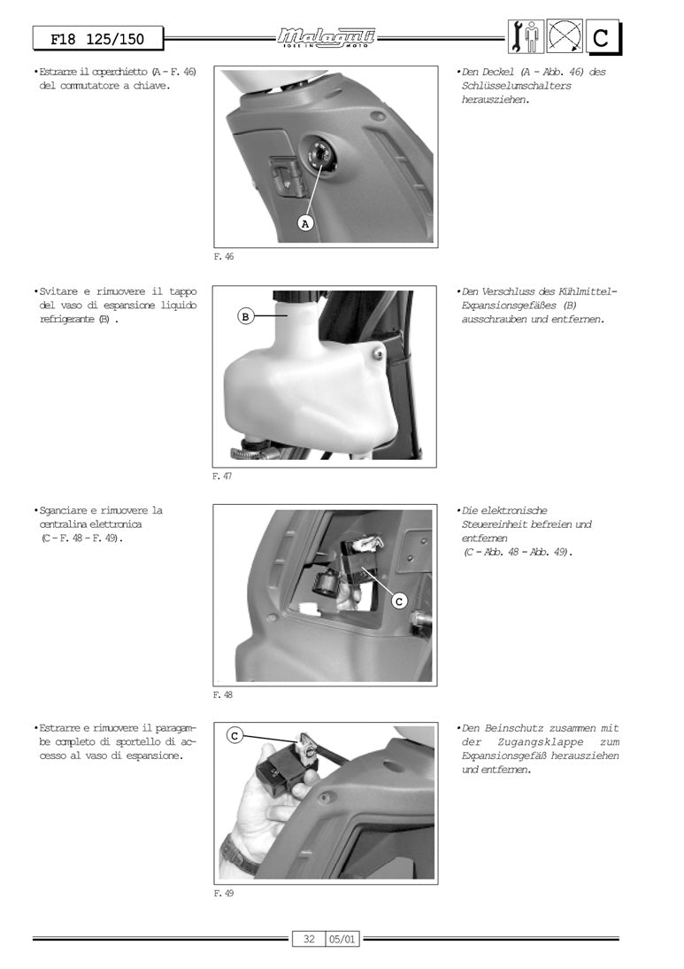 2001-2005 Malaguti F18 Warrior 150 Service Manual