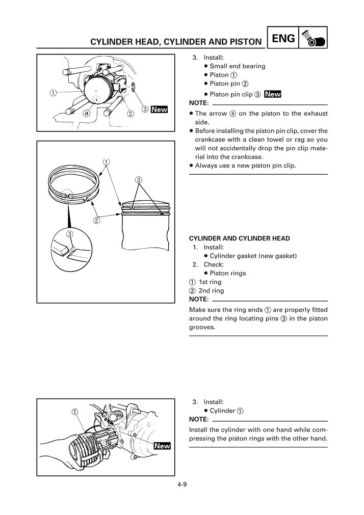 2001-2011 Yamaha YW50 Zuma 50cc Scooter Service Manual