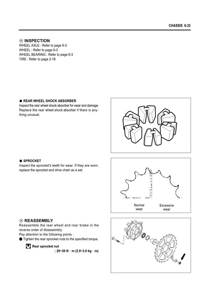 2001on Hyosung GT250 GT 250 Comet Service Manual