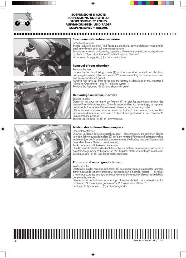 2003-2006 Husqvarna TE610E TE 610 E Service Manual