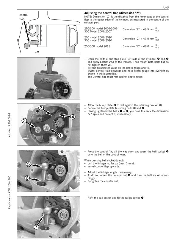 2004-2010 KTM 250 EXC Service Manual