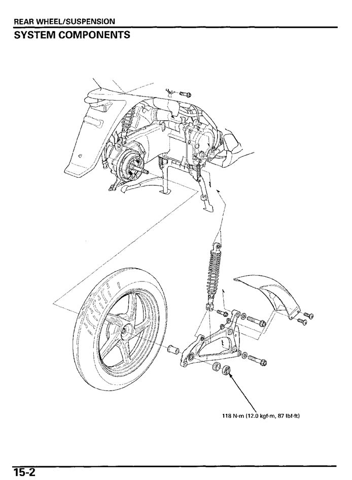 2005-2012 Honda SH125 SH125i Mode Scooter Manual