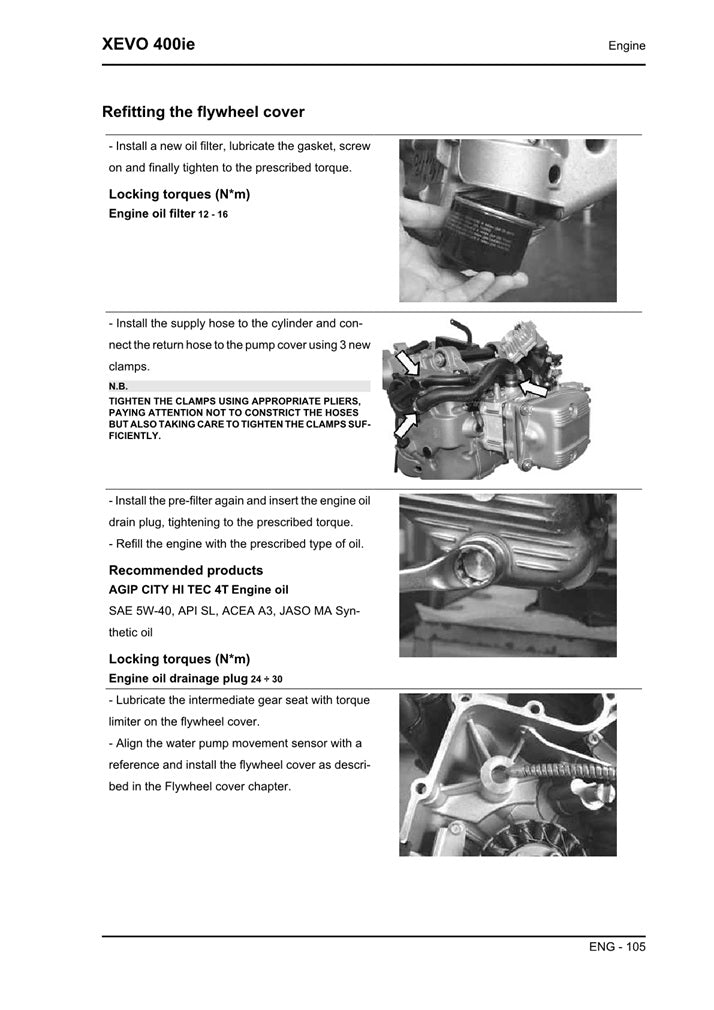 2005-2008 Piaggio Xevo 400 Scooter Service Manual