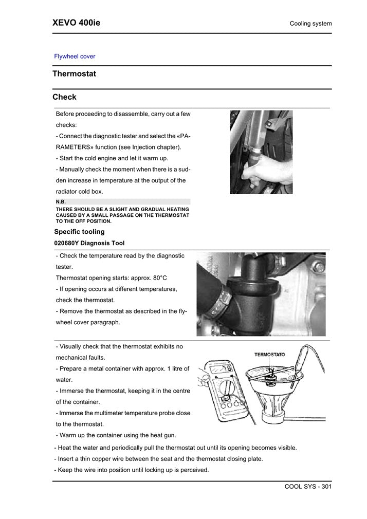 2005-2008 Piaggio Xevo 400 Scooter Service Manual