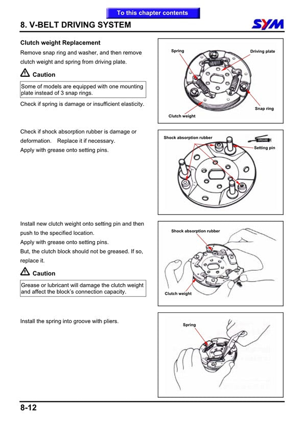 2005-2019 SYM Quadlander 250 250cc ATV Quad Service Manual