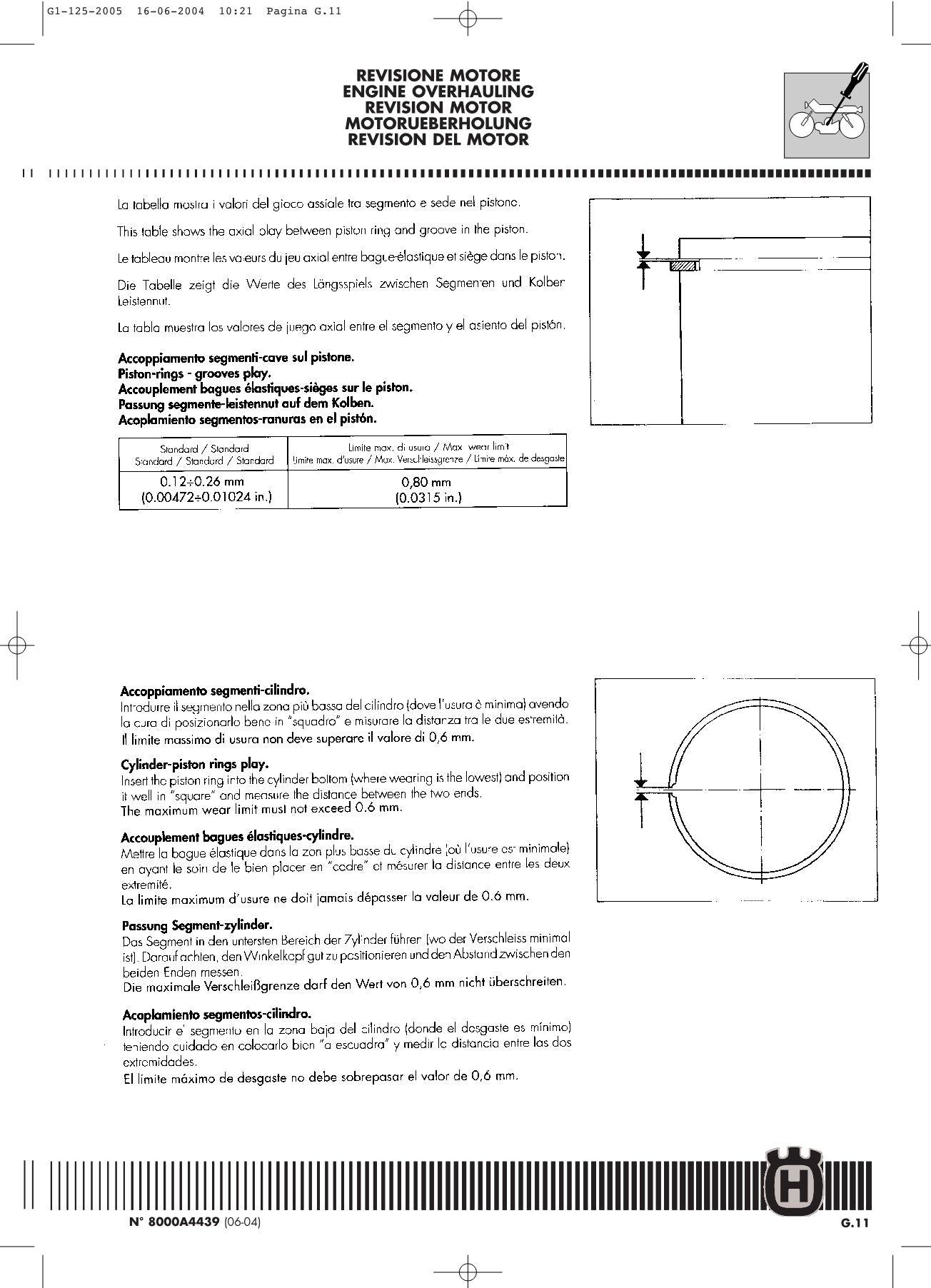 2005 Husqvarna WR125 WR 125 Service Manual