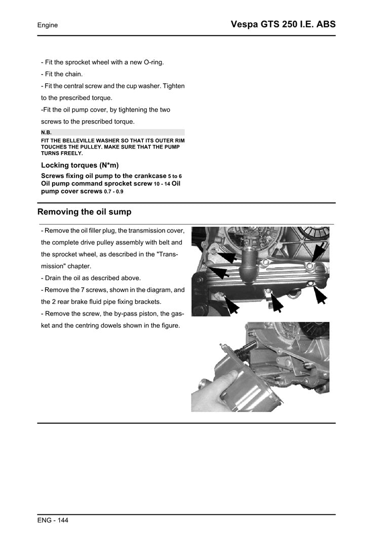 2006-2011 Vespa GTS250 GTS 250 Granturismo 250cc Scooter Service Manual