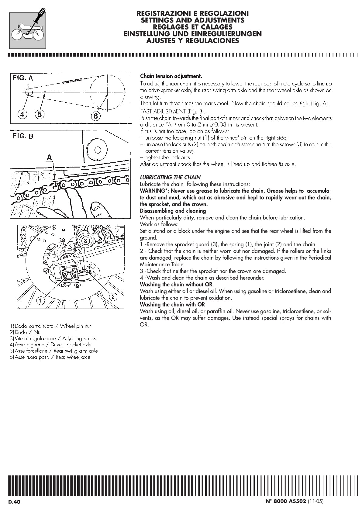 2006 Husqvarna WR125 WR 125 Service Manual