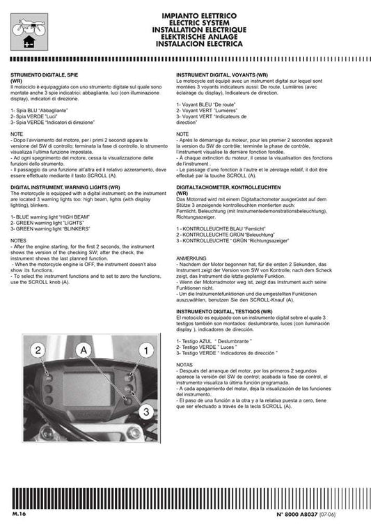 2007 Husqvarna WR250 WR 250 Service Manual