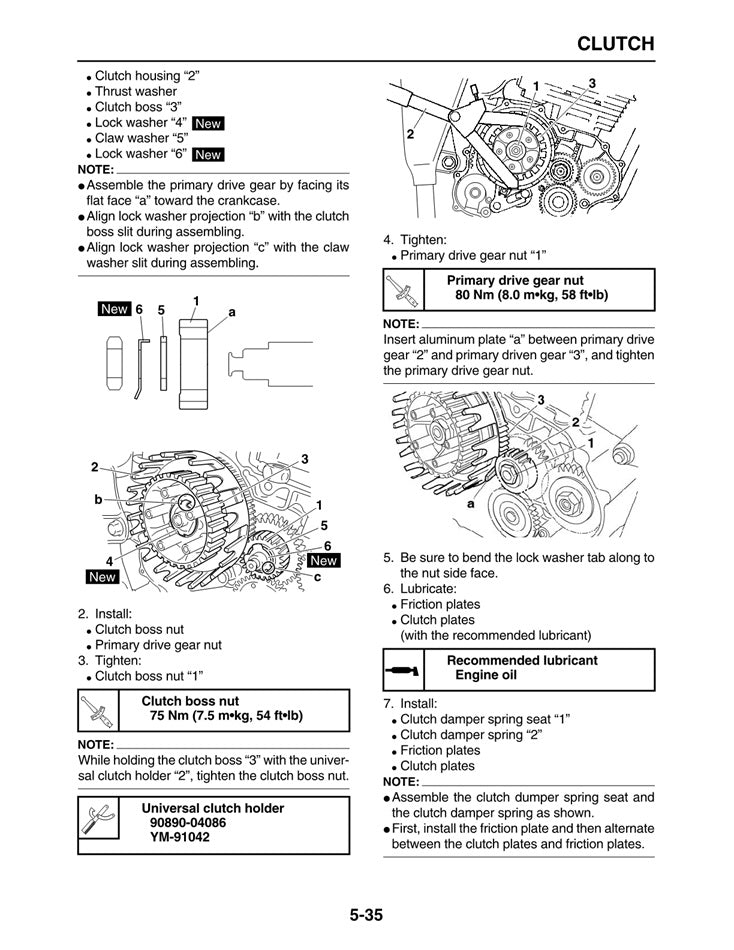 2008-2012 Yamaha XT250 CX XT250CX Service Manual