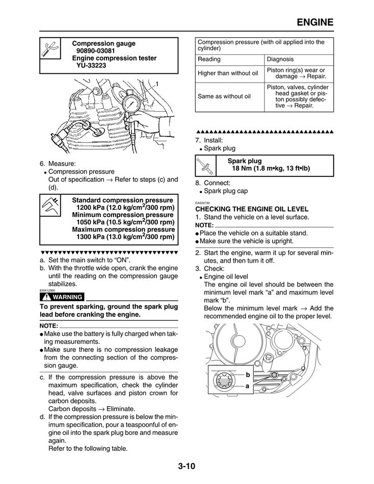 2008-2012 Yamaha XT250 XT250X Service Manual