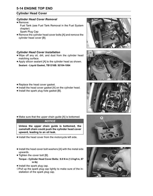 2008-2023 Kawasaki KLX450R Service Manual