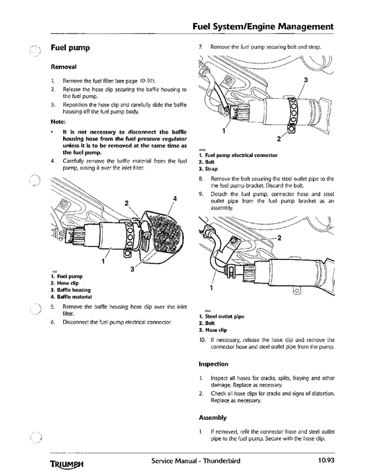 2009-2016 Triumph Thunderbird 1600 Twin Service Manual