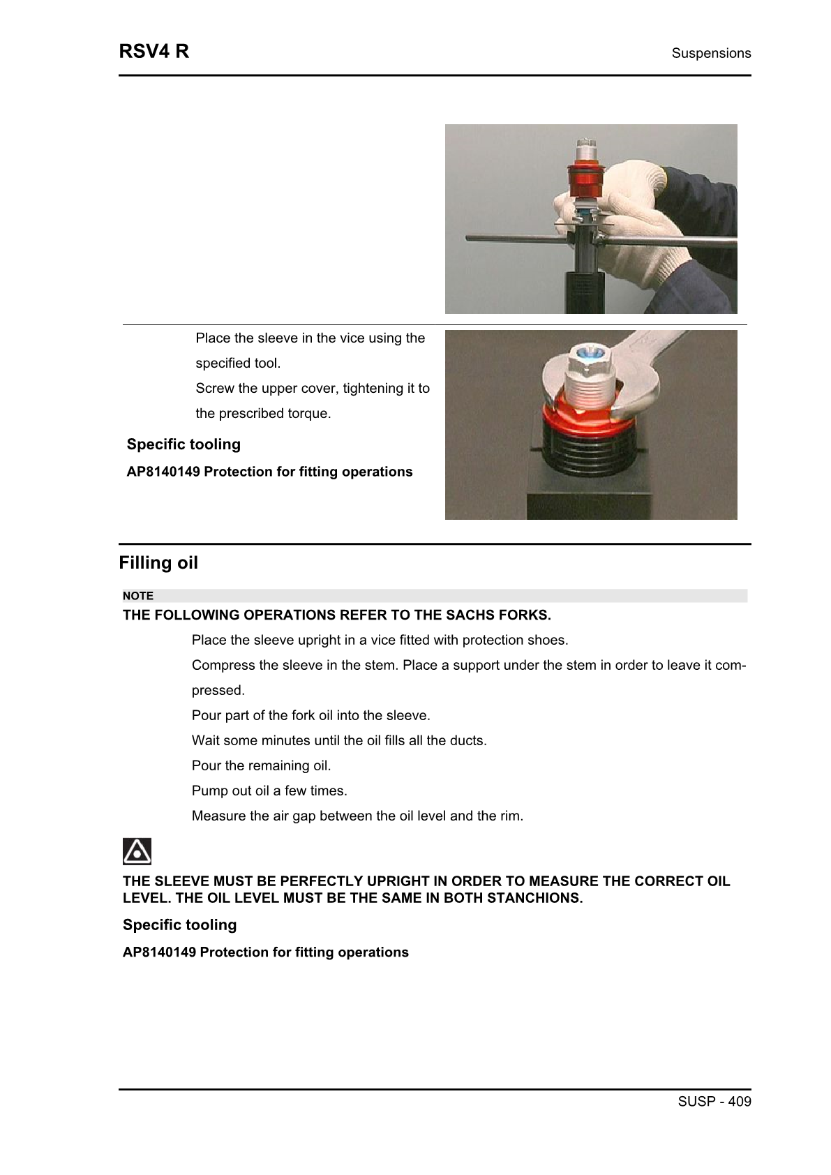 2009-2014 Aprilia RSV4 R APRC 1000cc Twin Service Manual