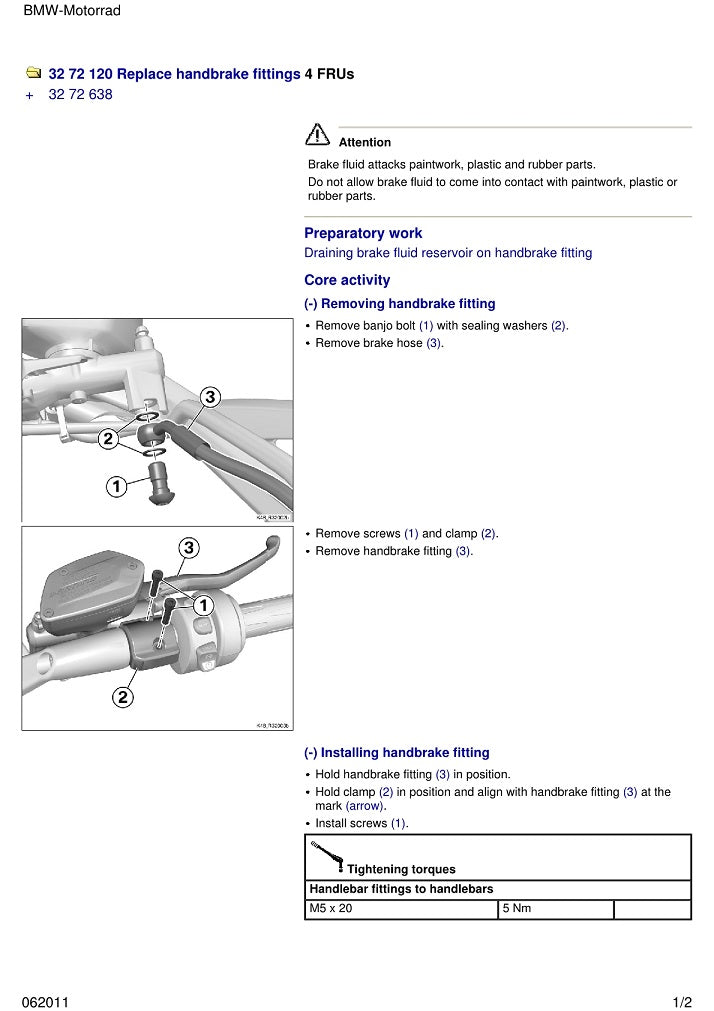 2010-2016 BMW K1600GT Service Manual