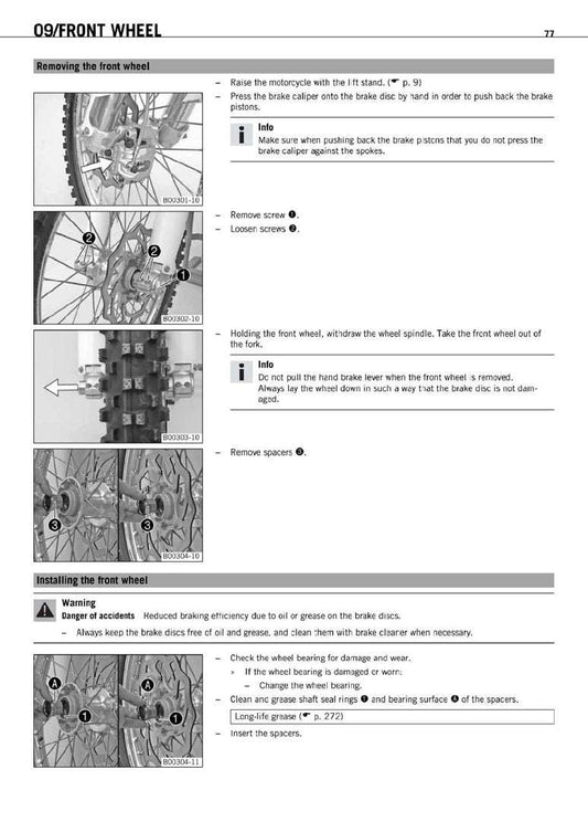 2011 KTM 250 SX 250SX Service Manual