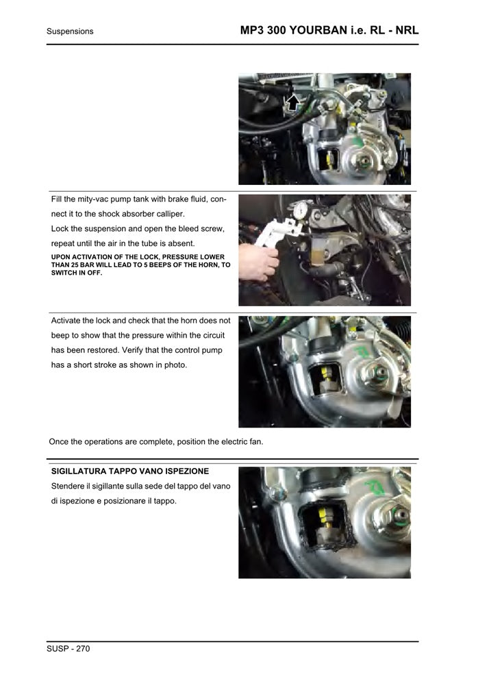 2006-2012 Aprilia SportCity One 125 Manual de servicio de scooter