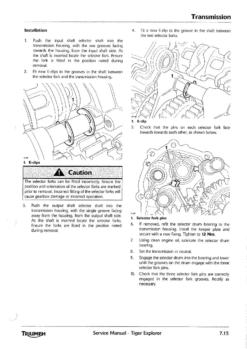 2012-2015 Triumph Tiger Explorer 1200 Service Manual
