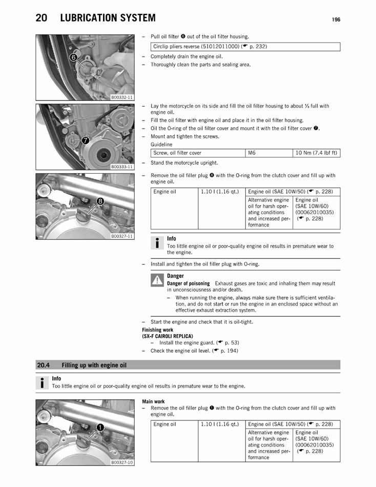 2012 KTM 350 XCF XC-F Service Manual