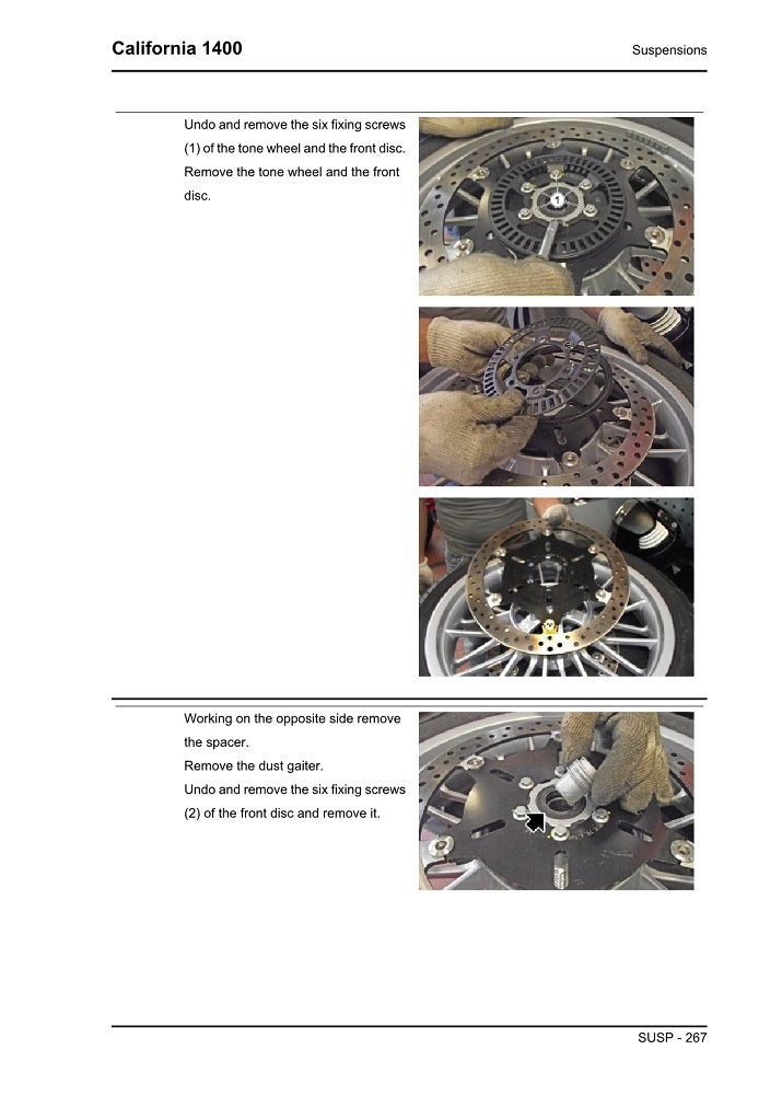 2012 onwards Moto Guzzi California 1400 Touring Service Manual