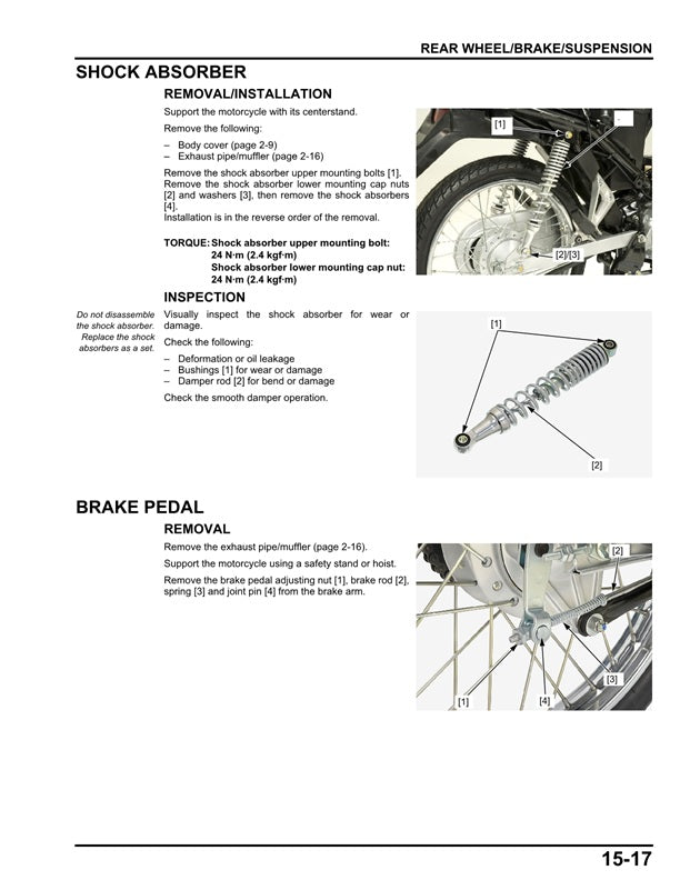 2012 on Honda Wave 110 Service Manual