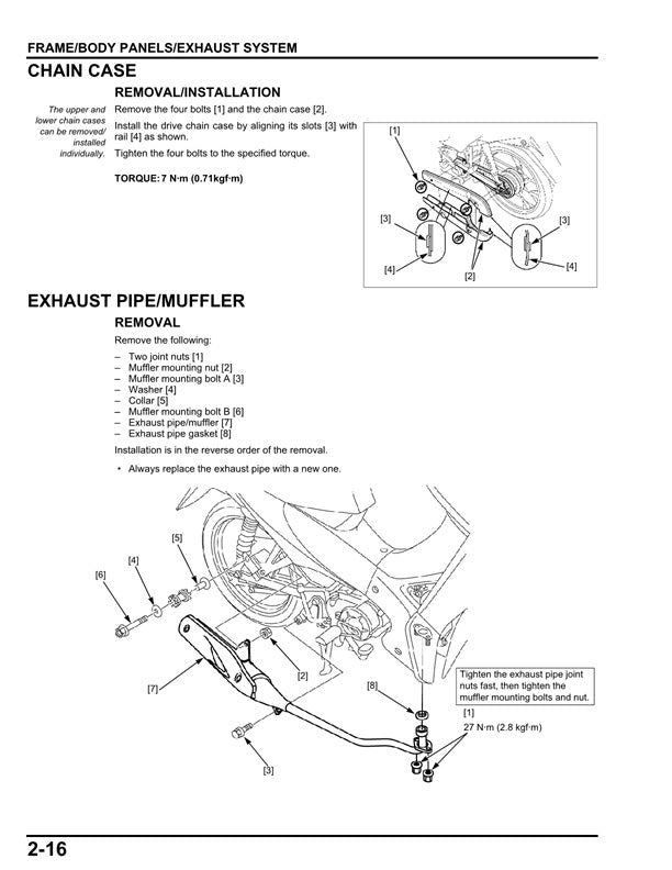 2012 on Honda Wave 110 Service Manual