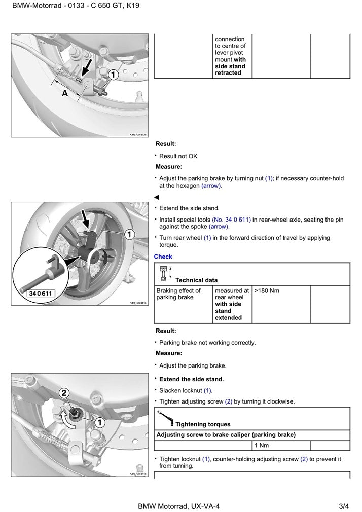 2013-2015 BMW C650 GT Service Manual