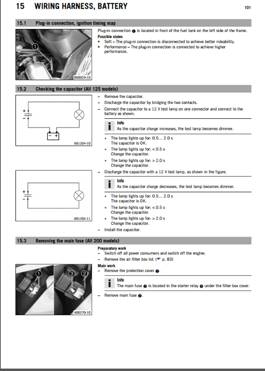2013 KTM 125EXC 125 EXC EX-C Service Manual