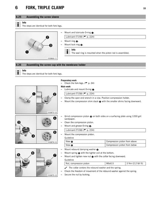 2013 KTM 250 SXF SX-F Service Manual