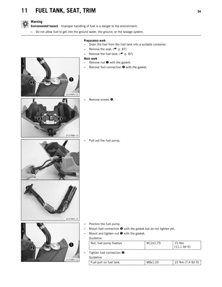 2013 KTM 350 SXF SX-F Service Manual