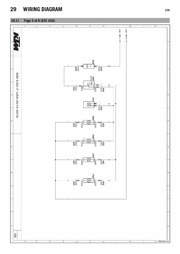 2014-2016 KTM 450 EXC Service Manual