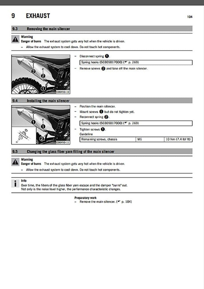 2014 KTM 450 XCF XC-F Service Manual