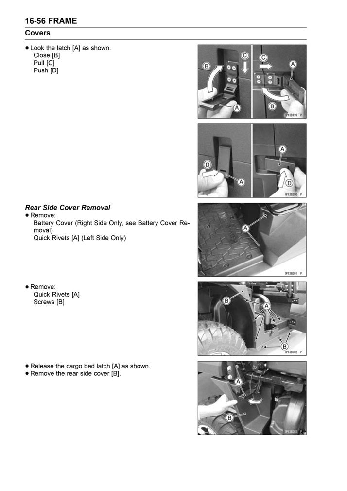 2009-2013 Kawasaki Mule 4010 Trans4x4 Manual de servicio de vehículos utilitarios diésel