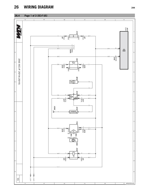 2015 KTM 250 SXF SX-F Service Manual