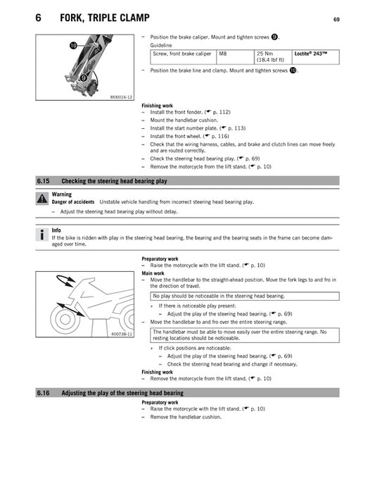 2015 KTM 250 SXF SX-F Service Manual